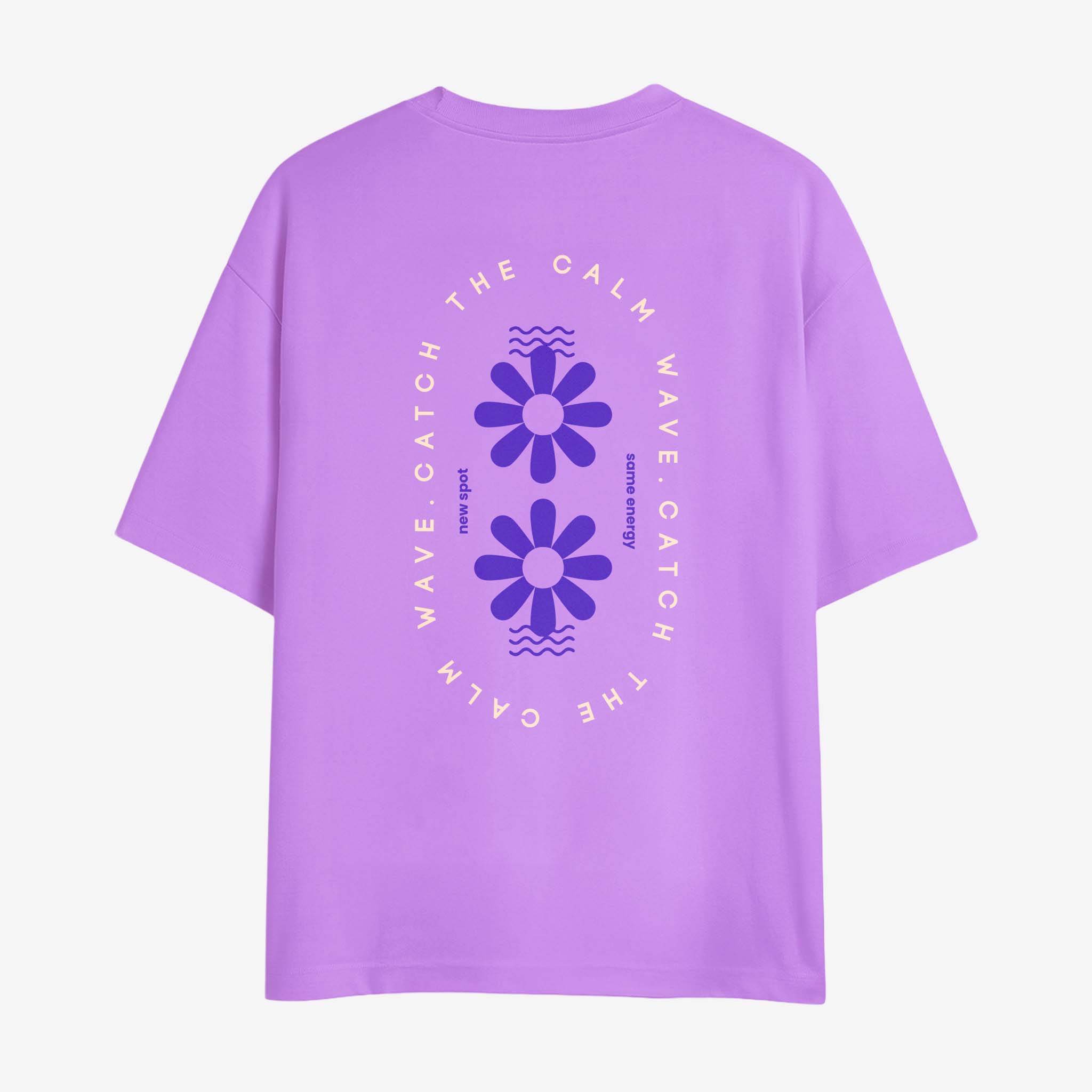 Catch The Calm Wave Oversized T-shirt