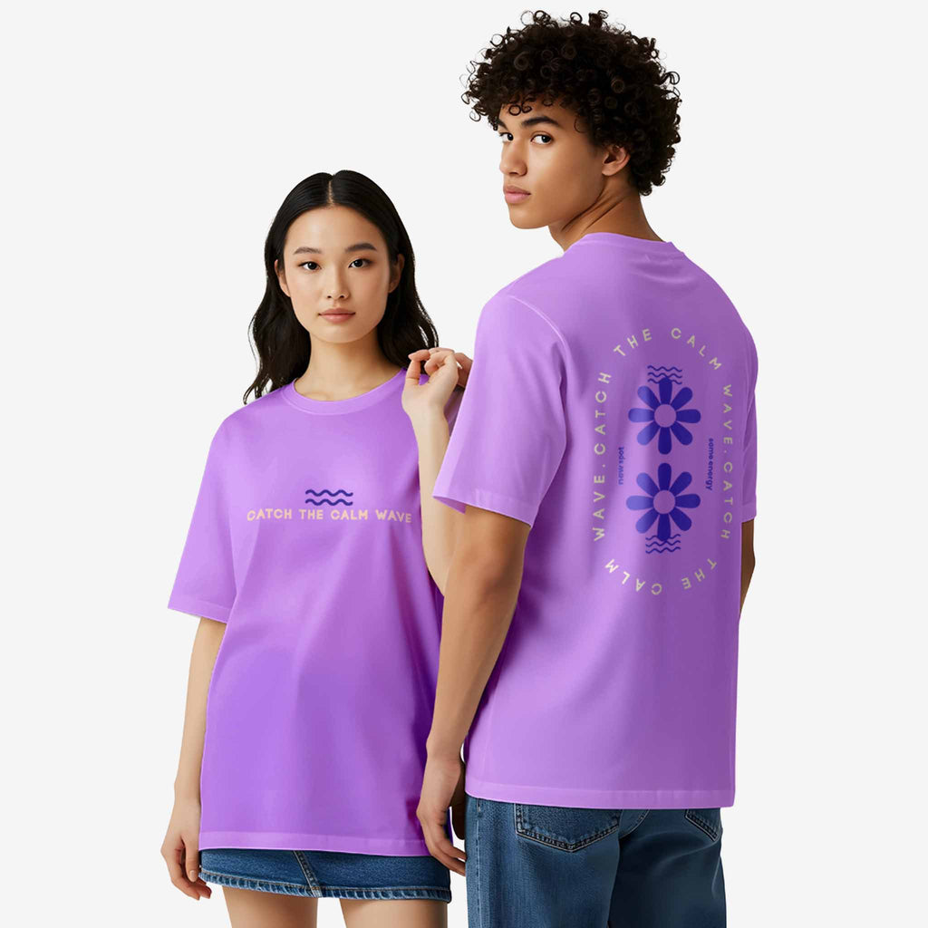 Catch The Calm Wave Oversized T-shirt
