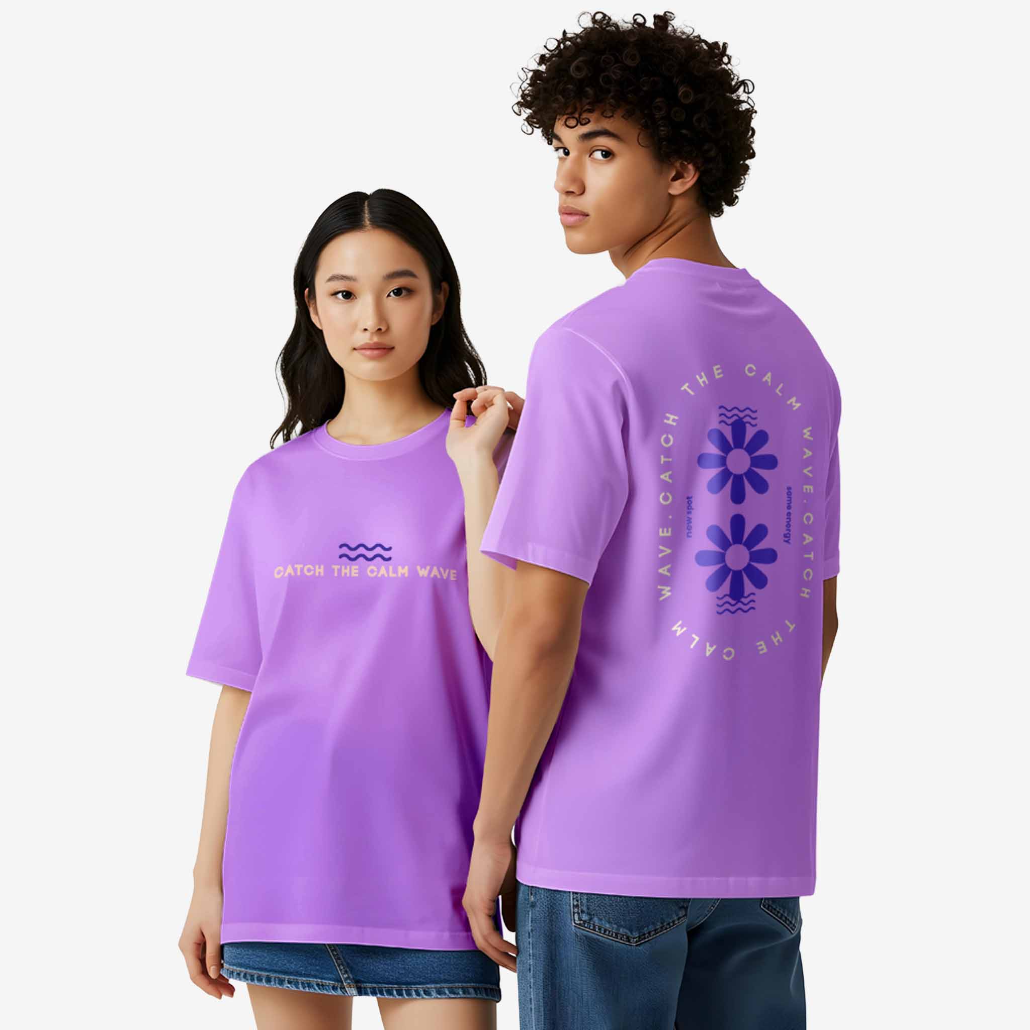 Catch The Calm Wave Oversized T-shirt