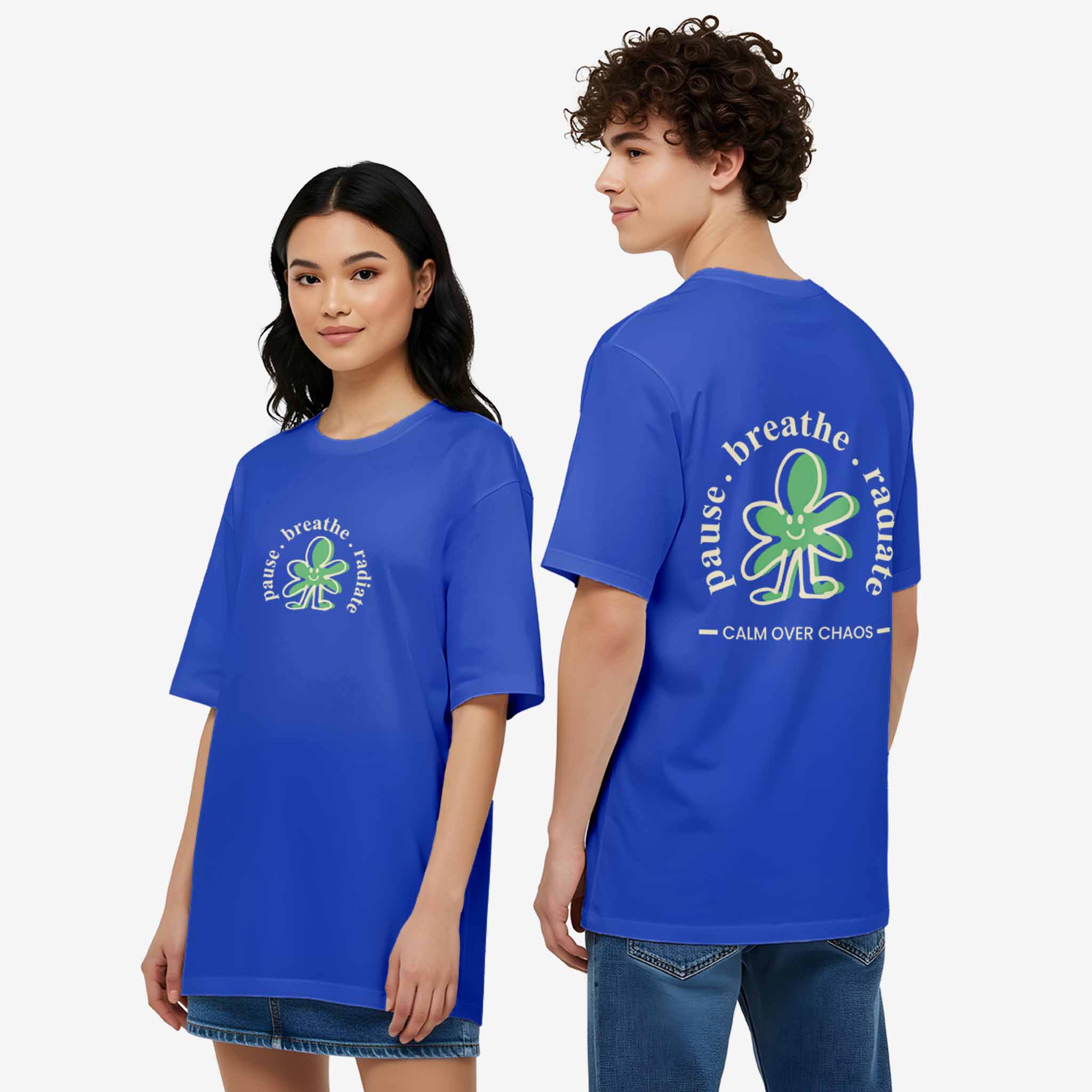 Pause Breathe Radiate Oversized T-shirt