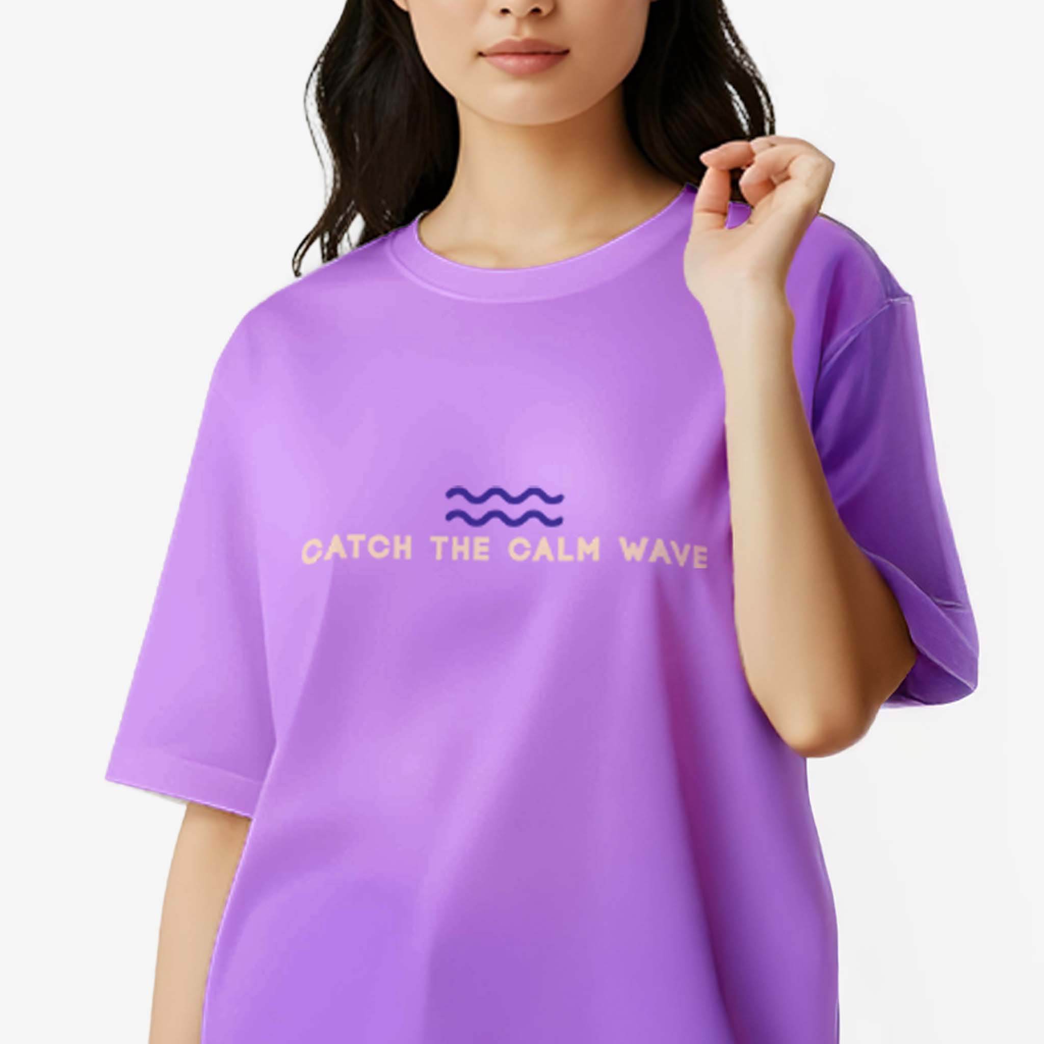 Catch The Calm Wave Oversized T-shirt