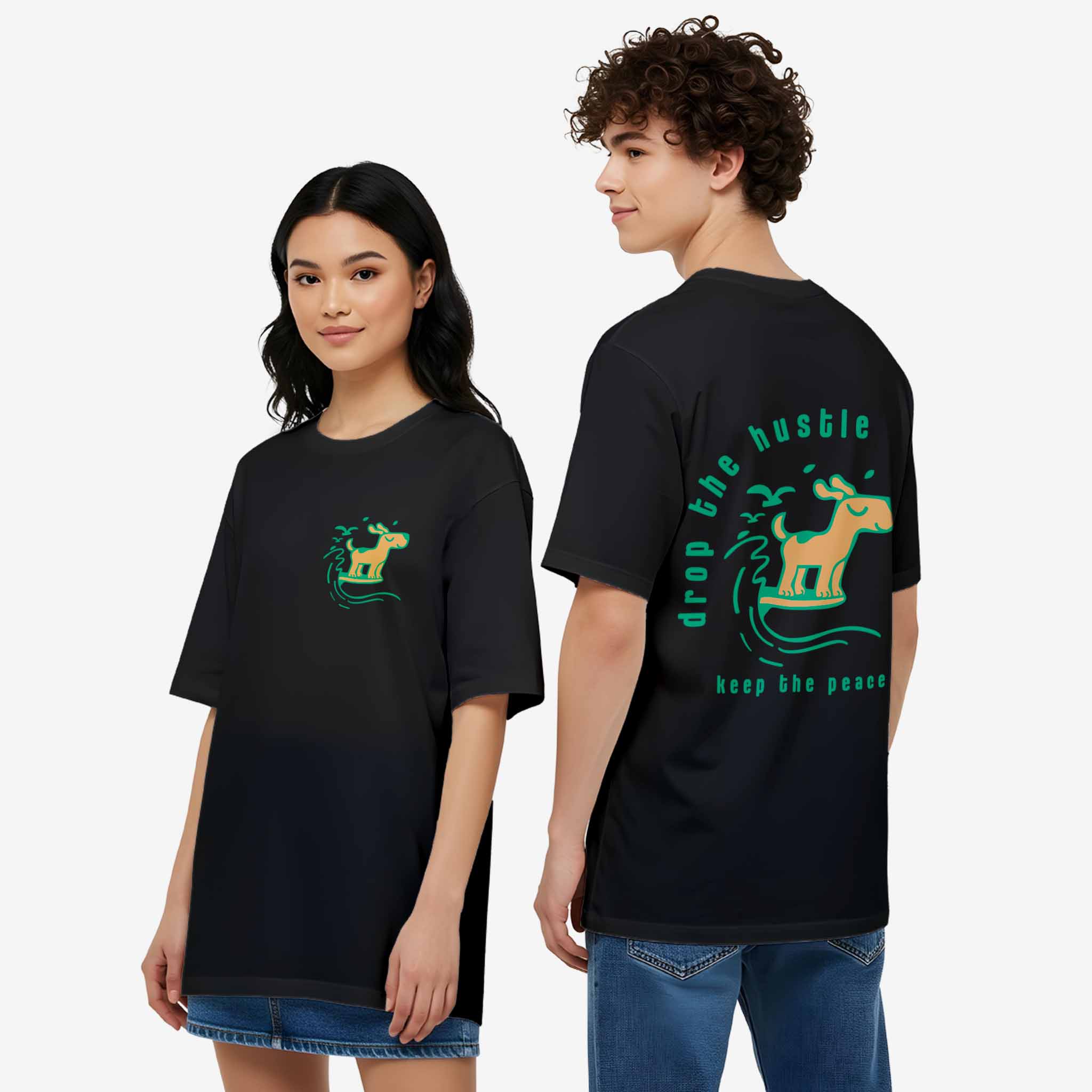Drop The Hustle Oversized T-shirt
