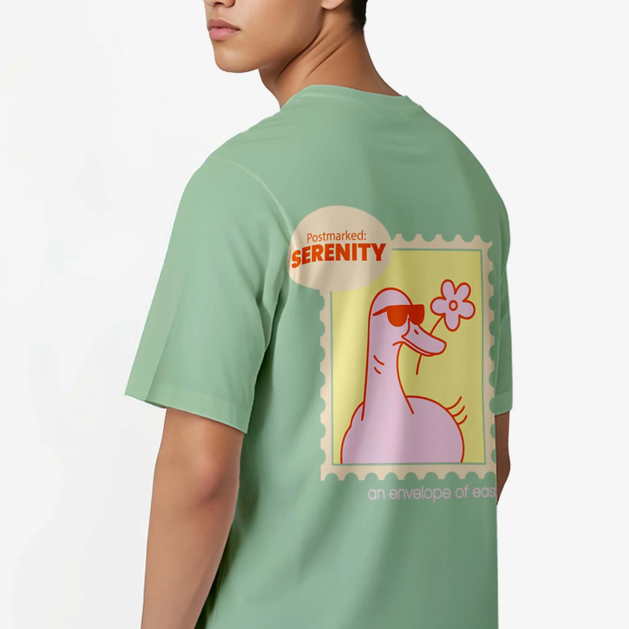 Postmarked Serenity Oversized T-shirt