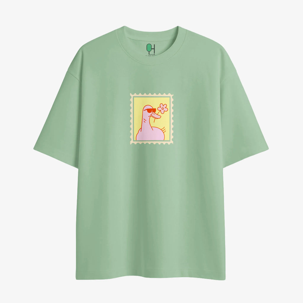 Postmarked Serenity Oversized T-shirt