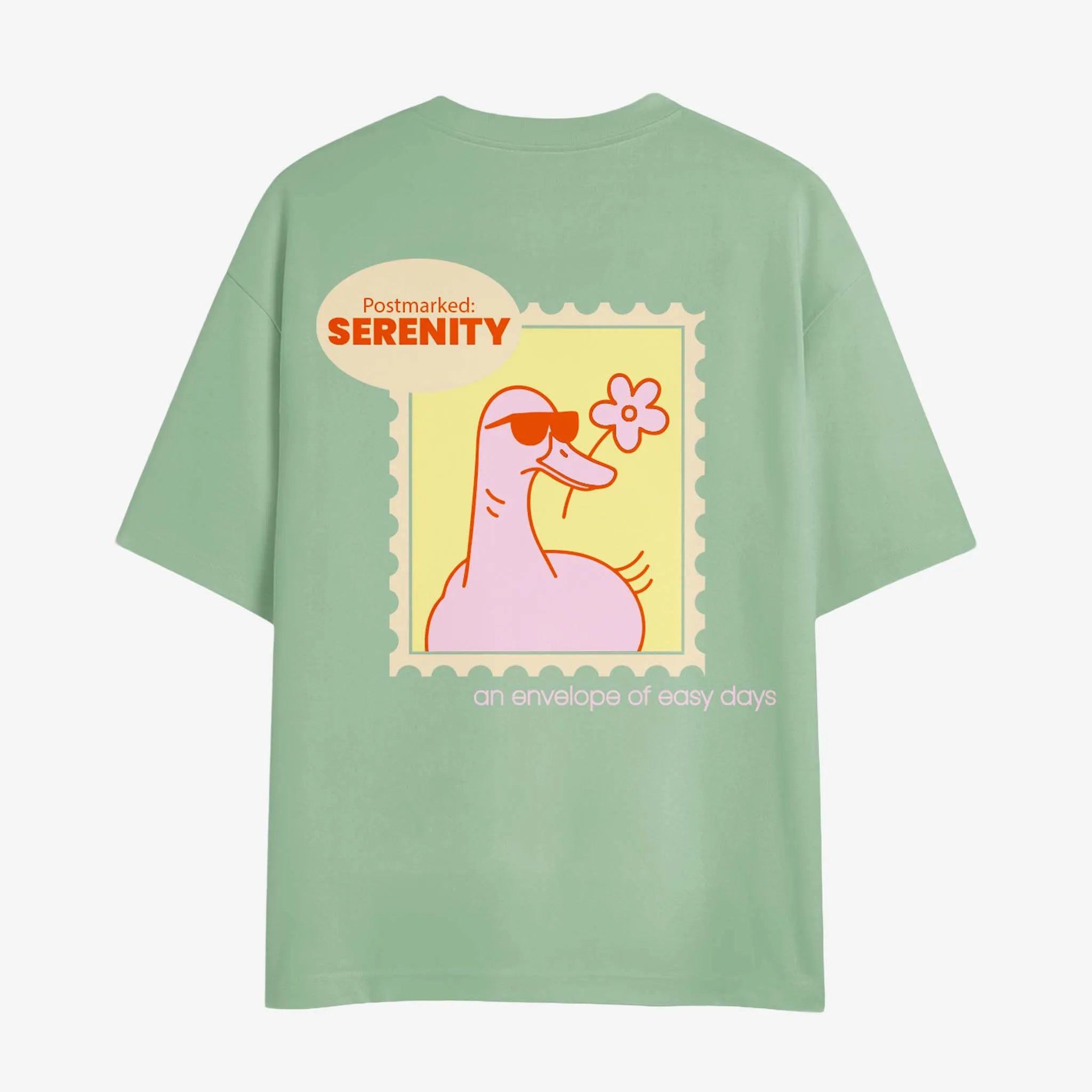 Postmarked Serenity Oversized T-shirt